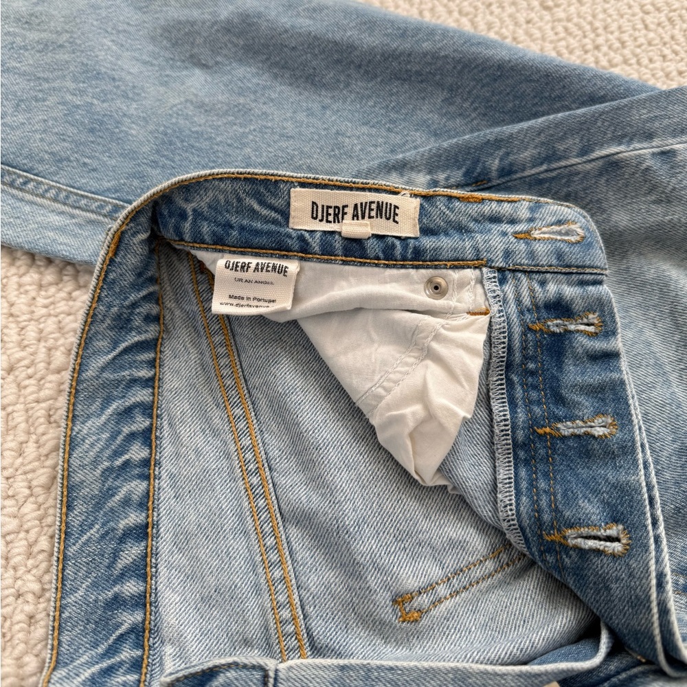 Djerf Avenue Relaxed Jeans Washed Blue - Picture 10 of 13